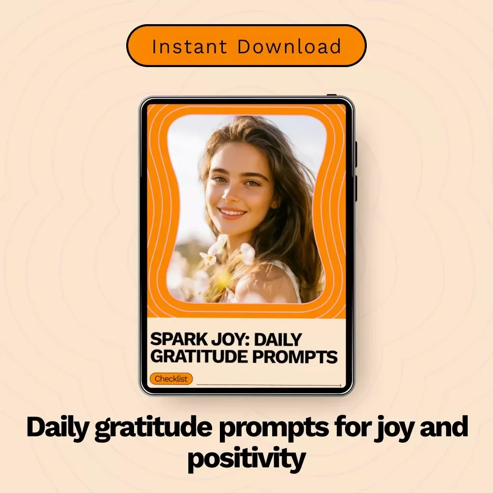 Spark Joy: Daily Gratitude Prompts - Cultivate Positivity and Joy Every Day