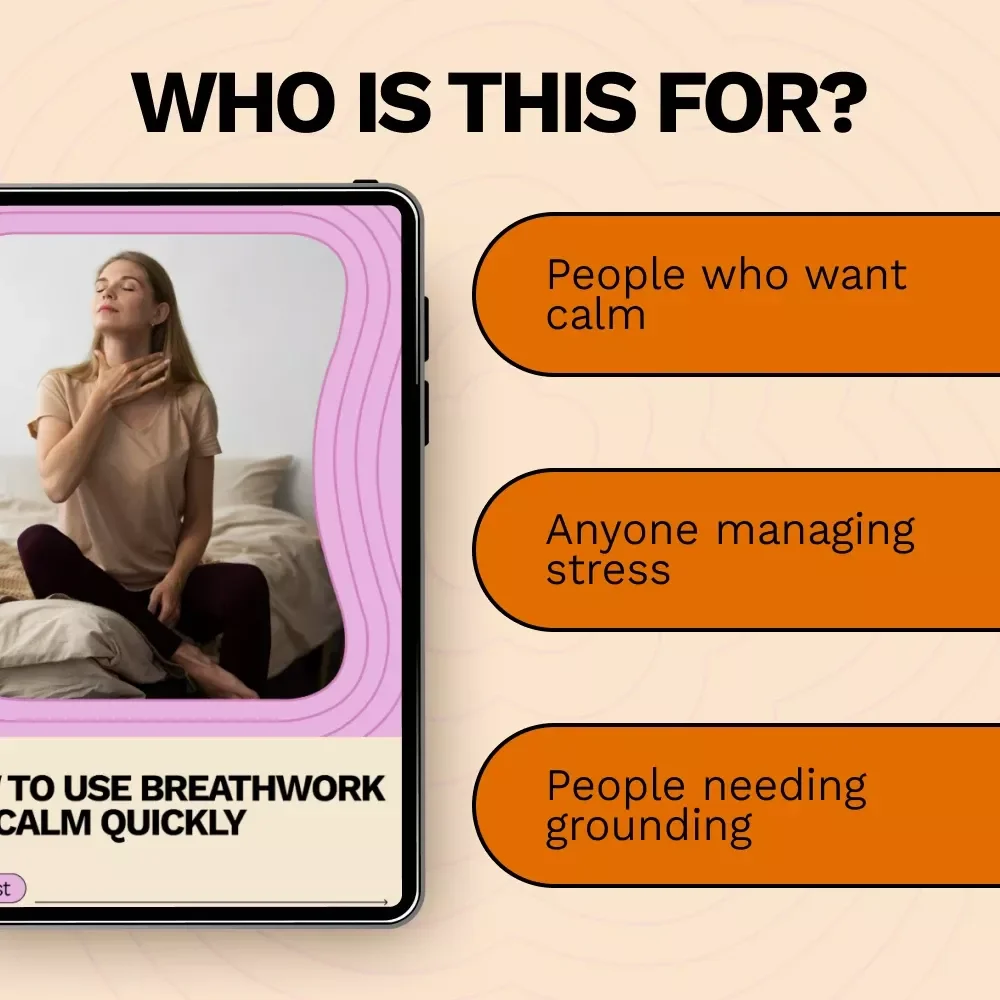 How to Use Breathwork for Calm Quickly – Simple Checklist Guide for Stress Relief, Daily Relaxation & Mindful Breathing