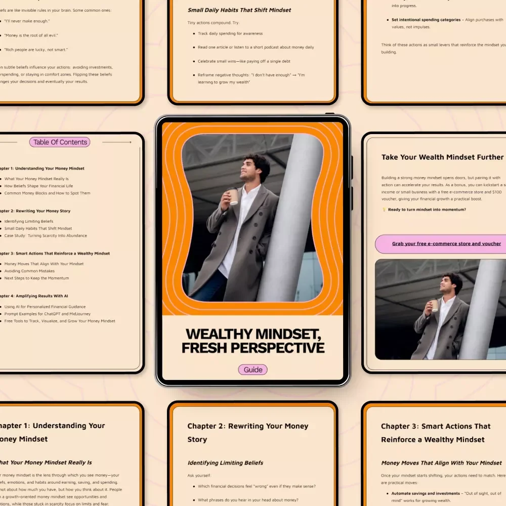 Wealthy Mindset, Fresh Perspective: How to Change Your Money Mindset – A Transformative Guide