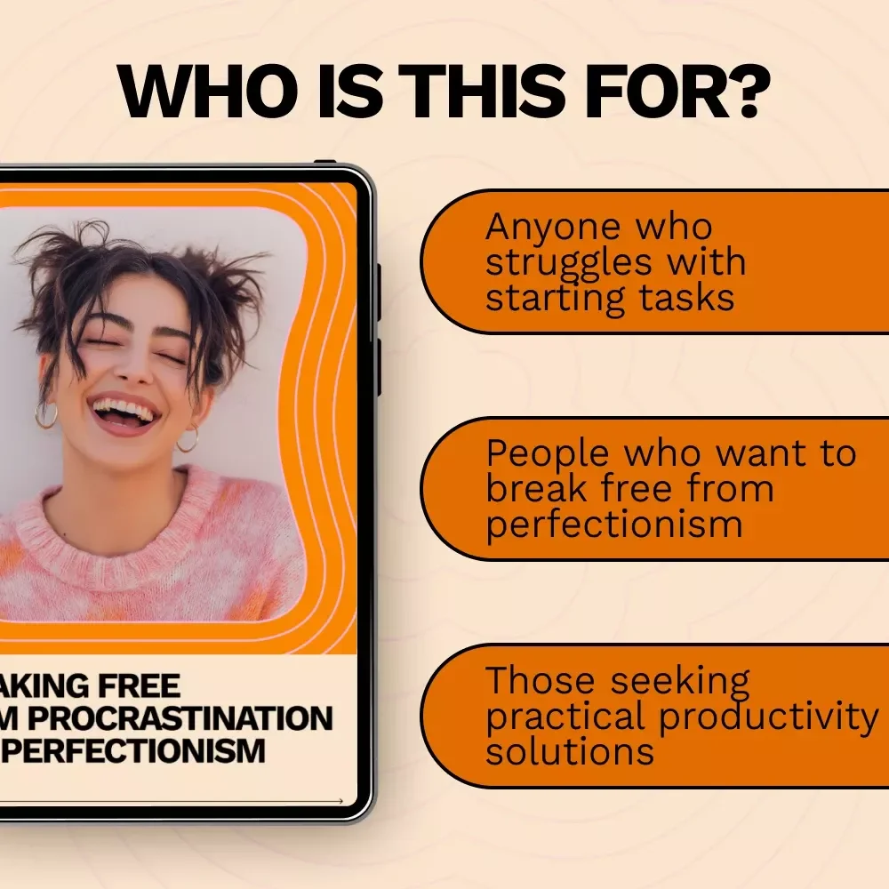 Breaking Free from Procrastination and Perfectionism: A Complete Guide to Overcoming the Perfectionism-Procrastination Loop and Boosting Productivity