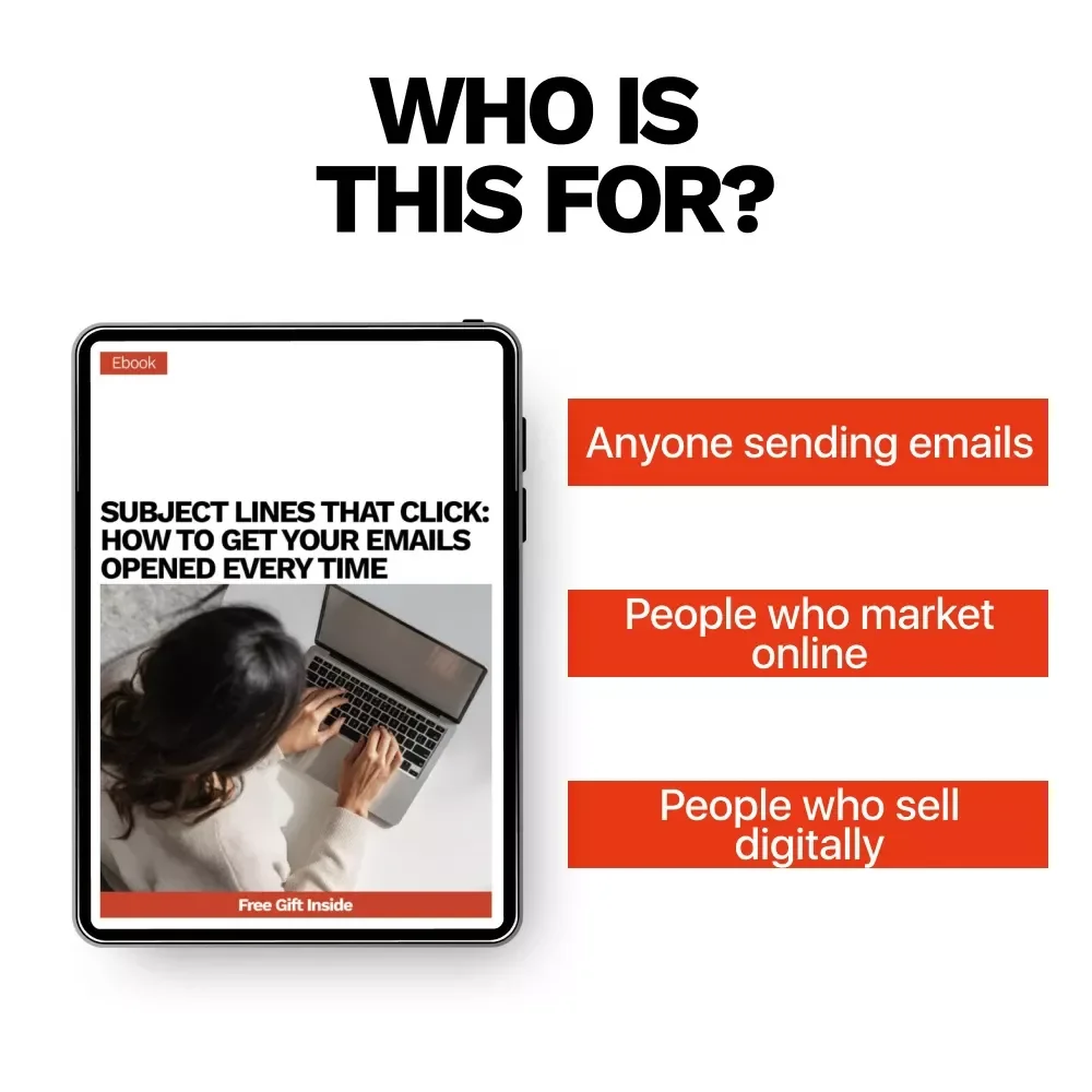 Subject Lines That Click: How to Get Your Emails Opened Every Time | Email Subject Lines That Get Opened eBook for Marketers & Creators