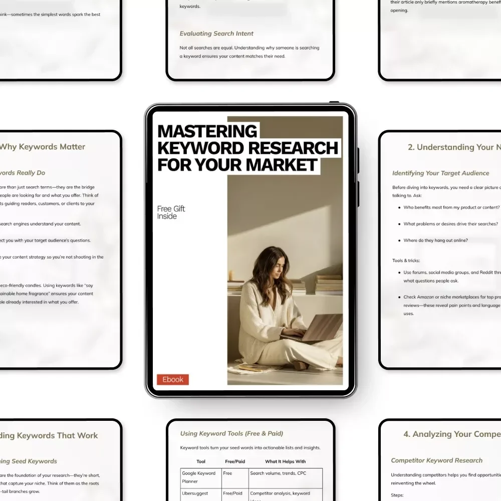 Mastering Keyword Research for Your Market – A Practical eBook on how to do keyword research for your niche, Find Profitable Keywords, Analyze Competitors & Build Targeted Traffic