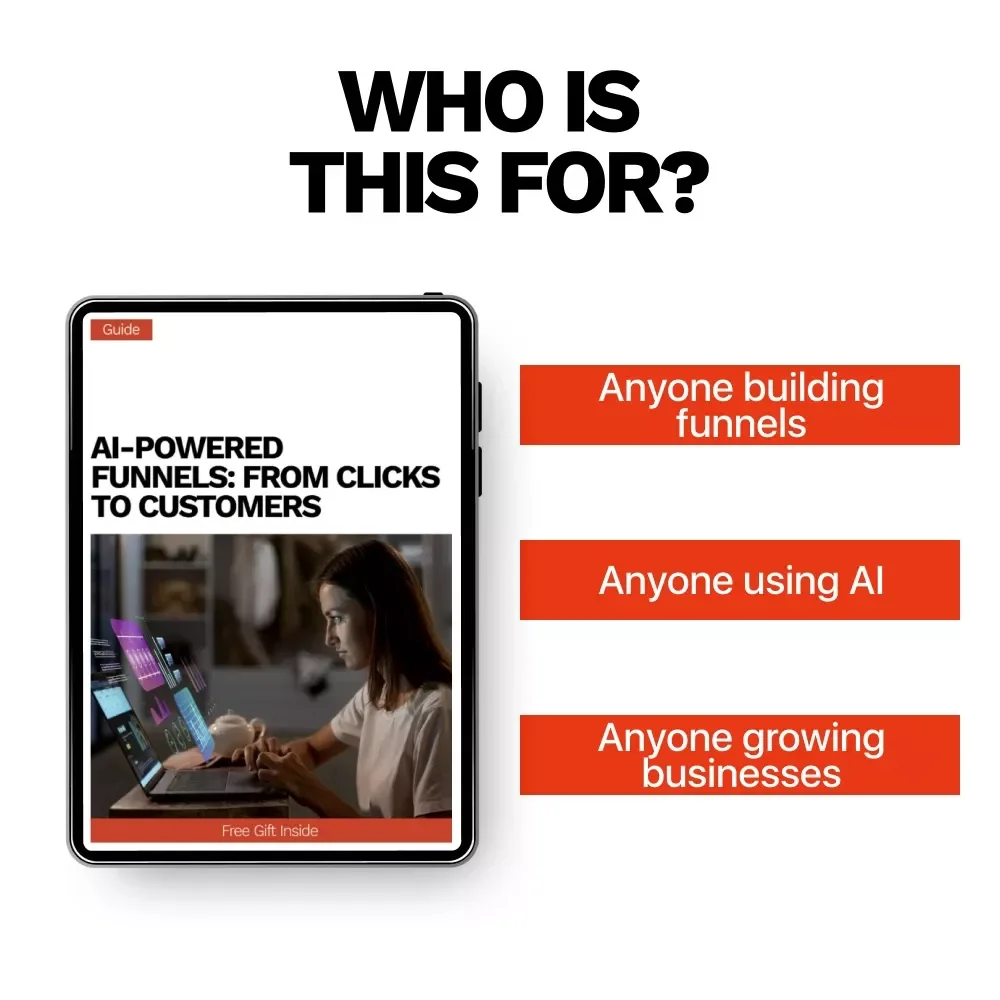 AI-Powered Funnels: From Clicks to Customers | Smart Marketing Guide Using ai for creating a sales funnel | Digital Download