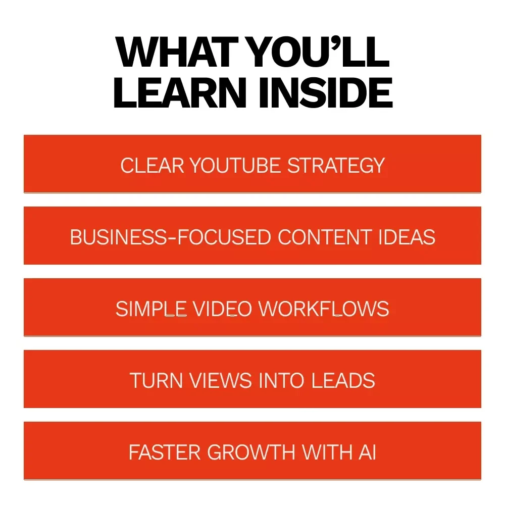 Building a YouTube Channel That Actually Grows Your Business | Practical eBook for Starting a YouTube Channel for Business From Scratch
