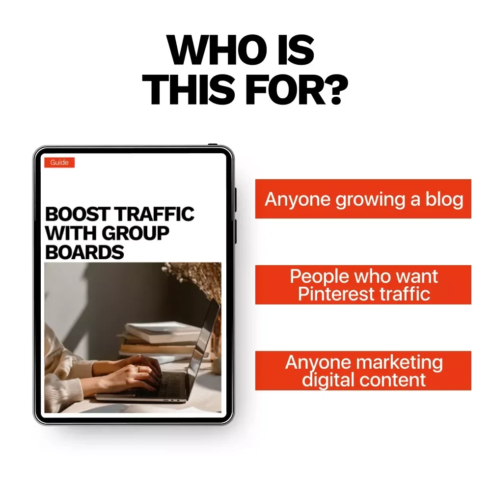 Boost Traffic with Group Boards | Pinterest Group Boards for Traffic Guide for Bloggers, Creators & Online Businesses