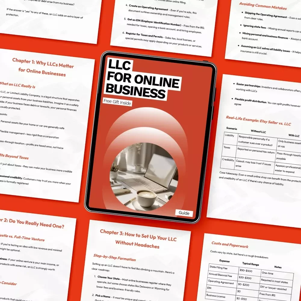 LLC for Online Business Guide – Do I Need One? Step-by-Step Setup, Legal Basics & AI Tools for Digital Entrepreneurs