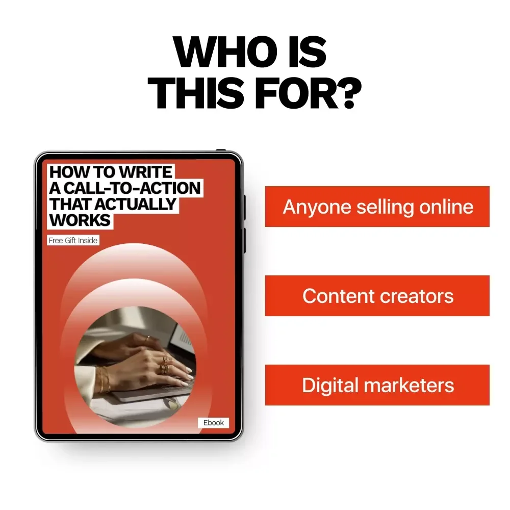 How to Write a Call-to-Action That Actually Works | Actionable CTA Copywriting Ebook Guide for Marketers & Creators