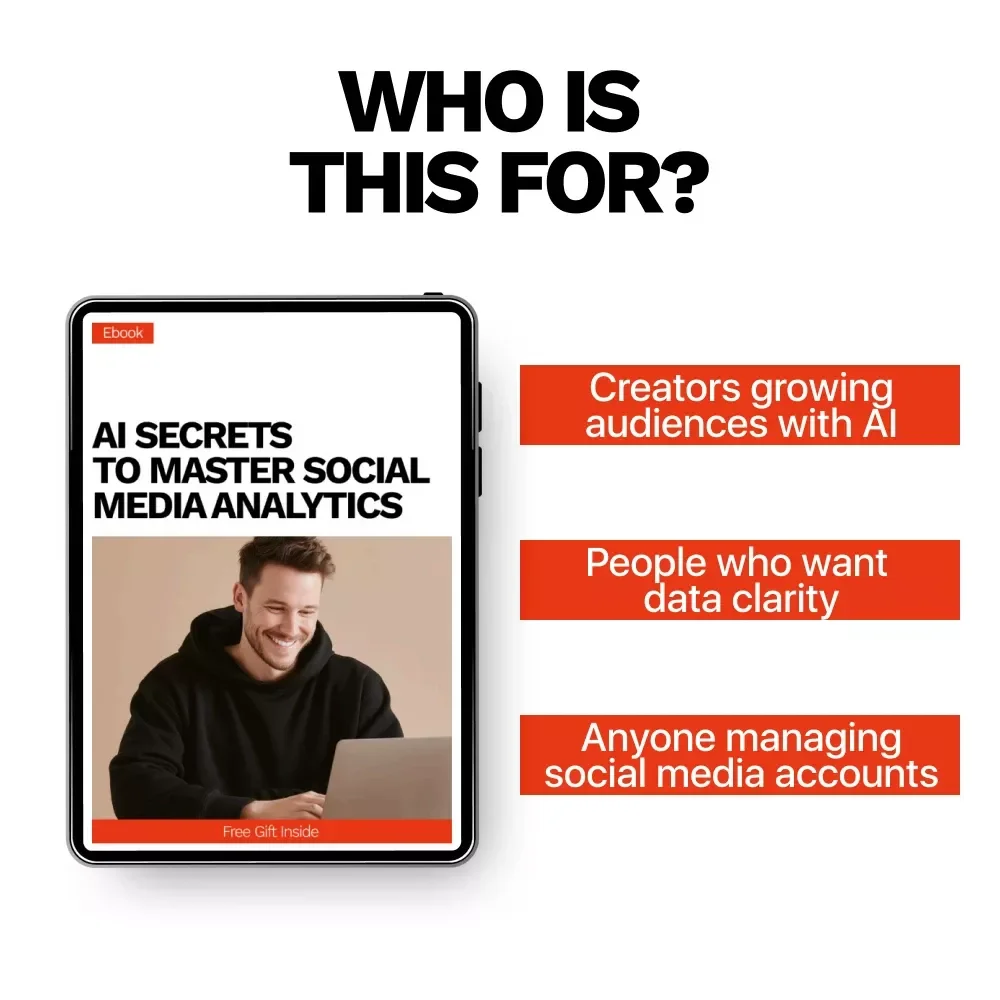 AI Secrets to Master Social Media Analytics | Ebook Guide Using AI to Analyze Your Social Media Analytics for Smarter Growth