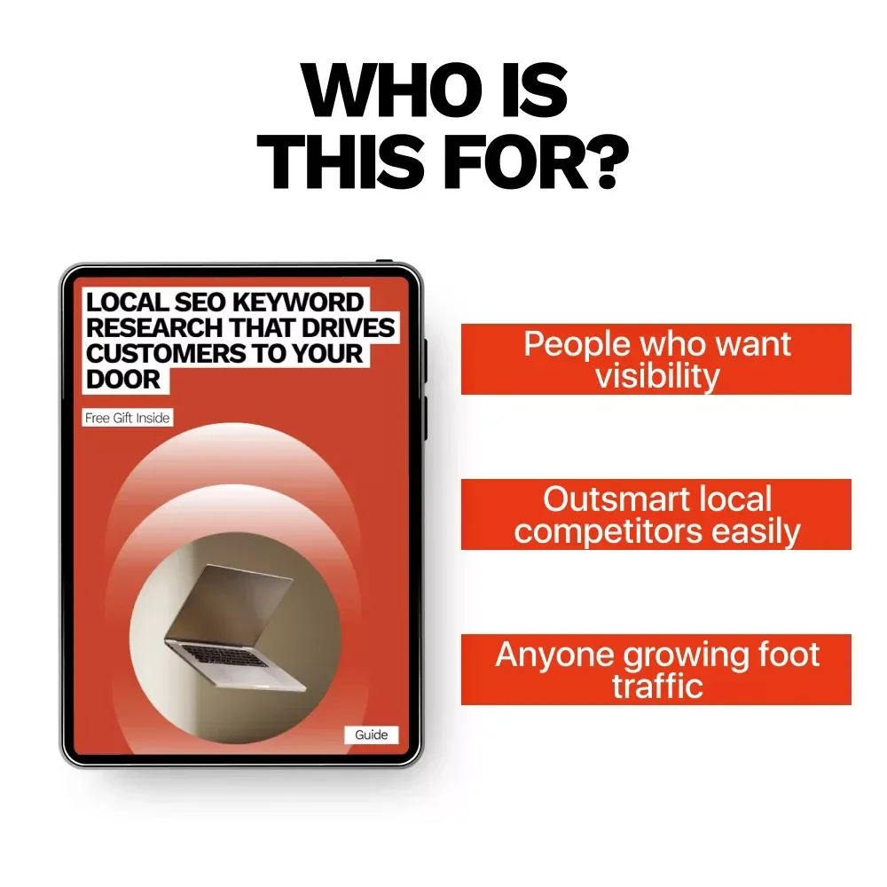 Local SEO Keyword Research That Drives Customers to Your Door | Keyword Research for Local SEO eBook for Small Businesses, Local Marketing Guide, AI-Powered SEO Strategy