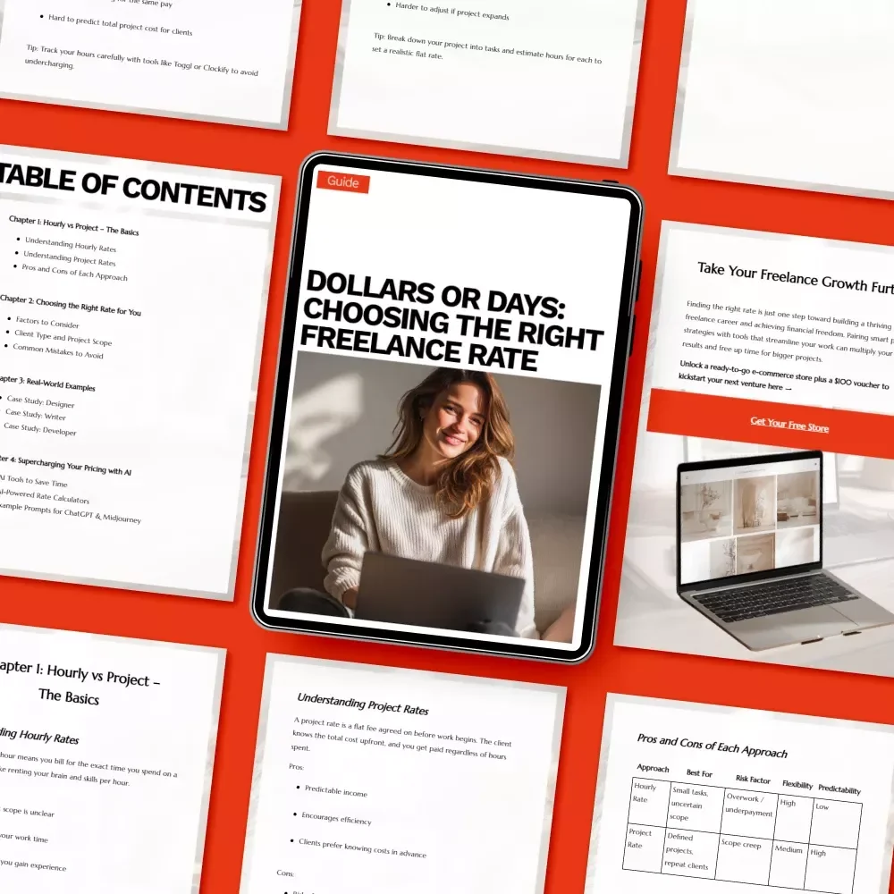 Dollars or Days: Choosing the Right Freelance Rate – Smart Guide to hourly rate vs project rate for freelancers