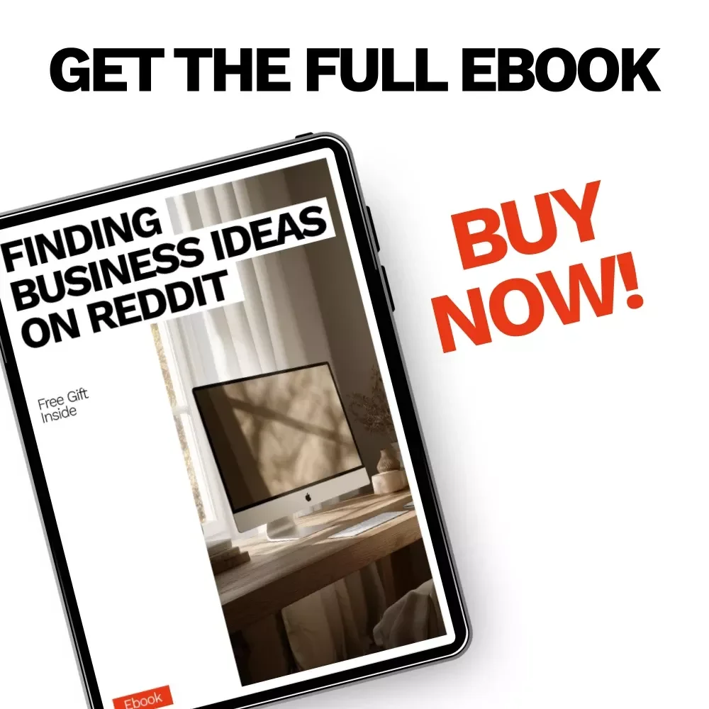 Finding Business Ideas on Reddit – Practical Ebook for Reddit Niche Discovery for Business Ideas, Market Research & Digital Product Validation