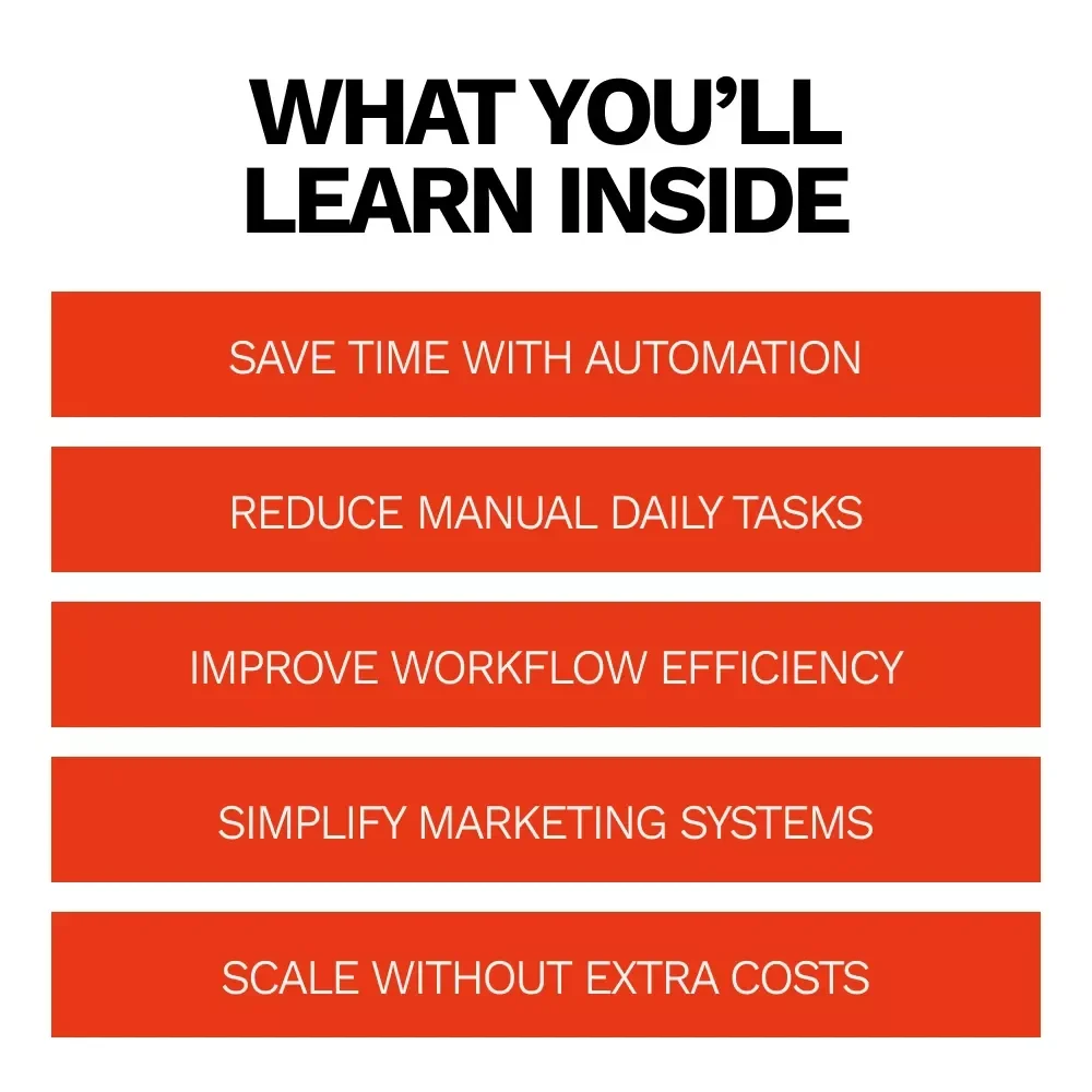 Free Tools to Boost Your Small Business | Practical Ebook Guide to free automation tools for small business, AI Productivity, Marketing, Workflow & Growth