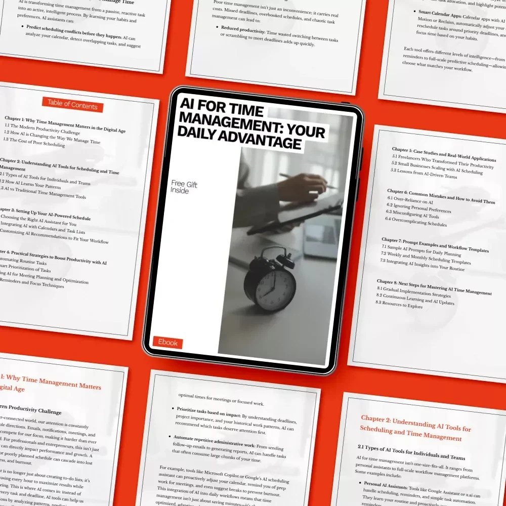 AI for Time Management: Your Daily Advantage – Smart Scheduling Ebook for Productivity, Focus & Workflows | ai for time management and scheduling