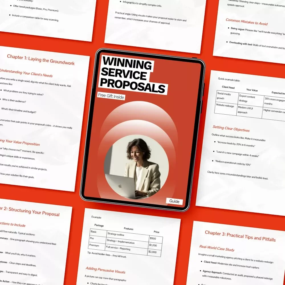Winning Service Proposals Guide | What to Include in a Service Proposal for Freelancers & Agencies