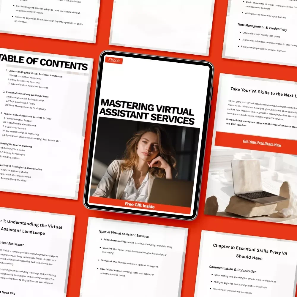 Mastering Virtual Assistant Services – Practical eBook Guide to Virtual Assistant Services to Offer, Build Skills, Find Clients & Grow a Profitable VA Business