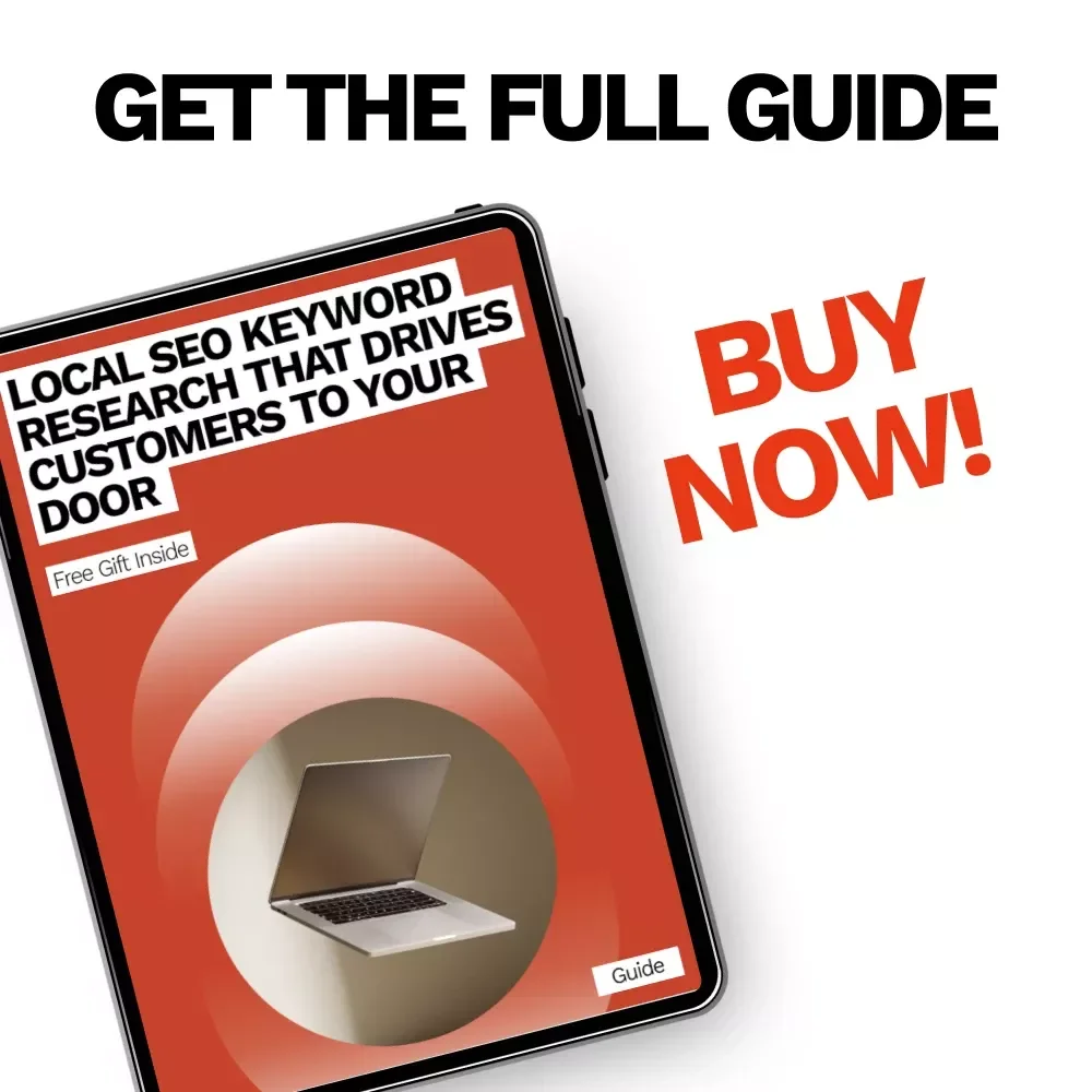 Local SEO Keyword Research That Drives Customers to Your Door | Keyword Research for Local SEO eBook for Small Businesses, Local Marketing Guide, AI-Powered SEO Strategy