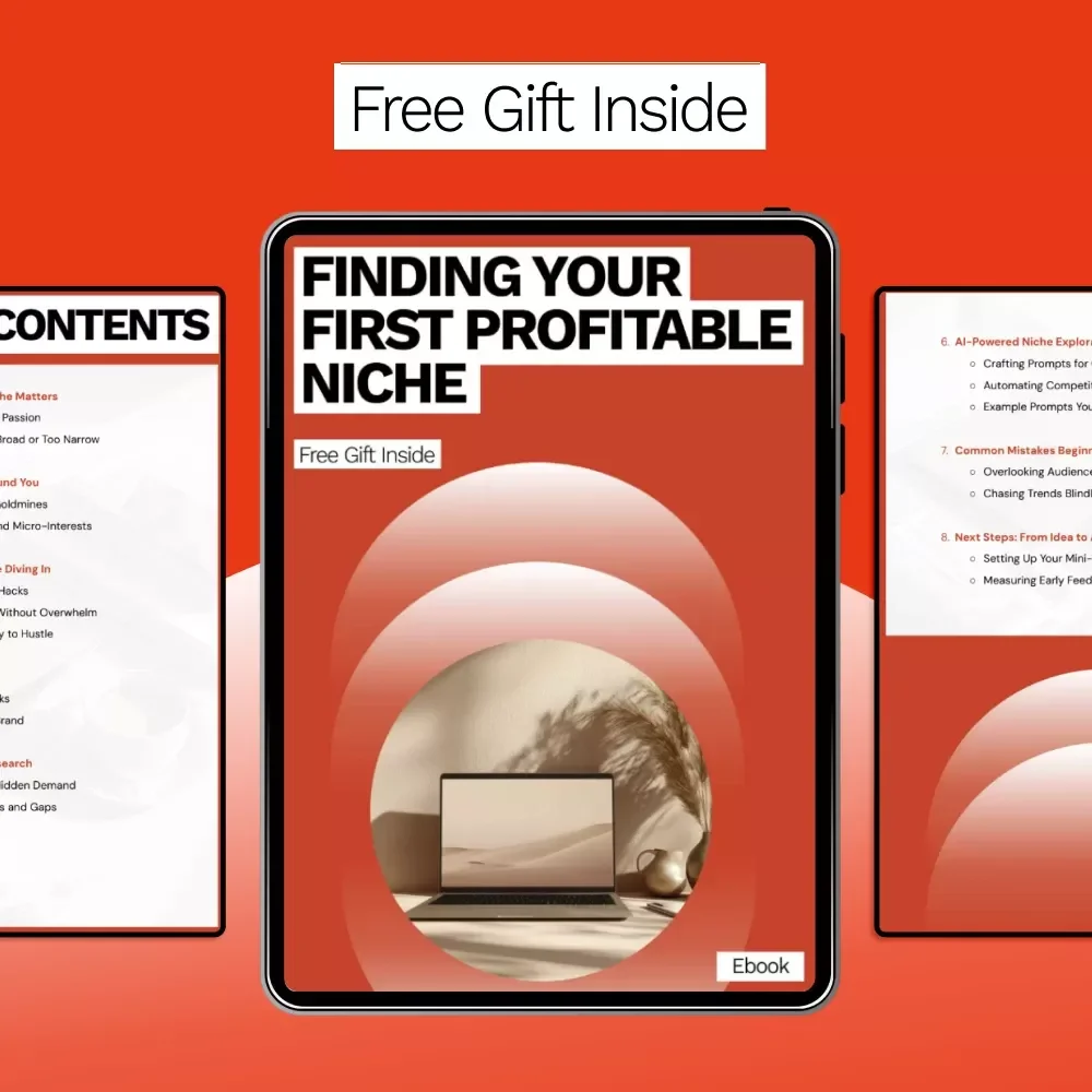 Finding Your First Profitable Niche: The Ultimate Beginner’s Guide on How to Find a Profitable Niche for Beginners, eBook, Checklist, and Step-by-Step Strategy