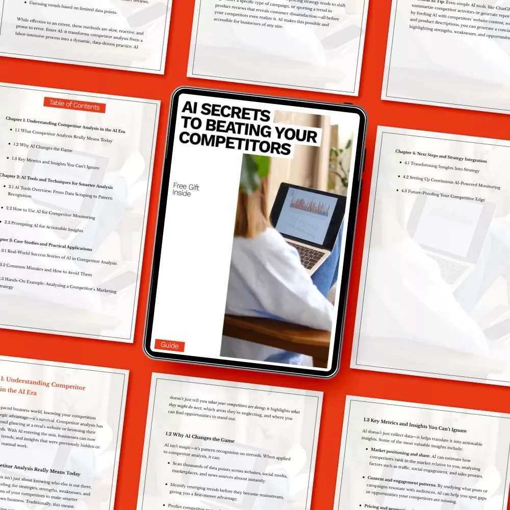 AI Secrets to Beating Your Competitors | Digital Guide to Smarter Competitor Analysis, AI Tools & Strategy Insights for Modern Businesses