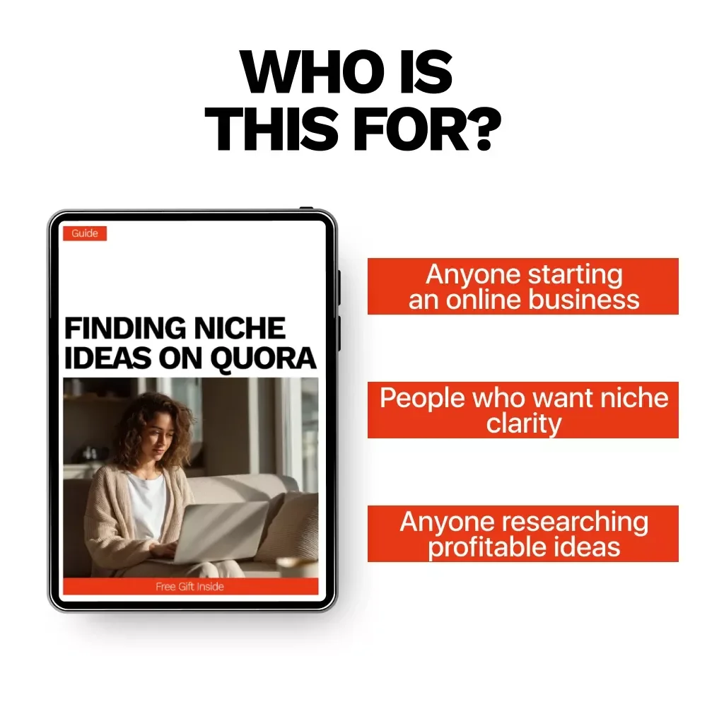 Finding Niche Ideas on Quora – Step-by-Step Guide for Using Quora to Find Niche Questions, Profitable Content Ideas, Market Research & Digital Product Inspiration