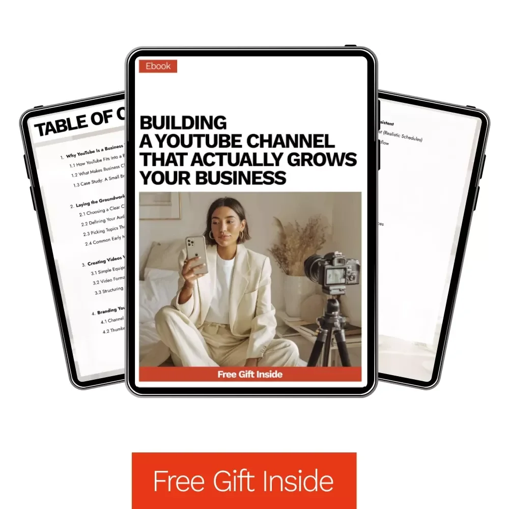 Building a YouTube Channel That Actually Grows Your Business | Practical eBook for Starting a YouTube Channel for Business From Scratch