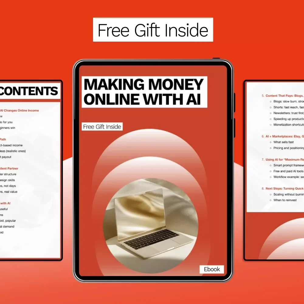 Making Money Online with AI – Practical Ebook Guide Using ai tools to make money online fast for Beginners, Freelancers & Digital Creators