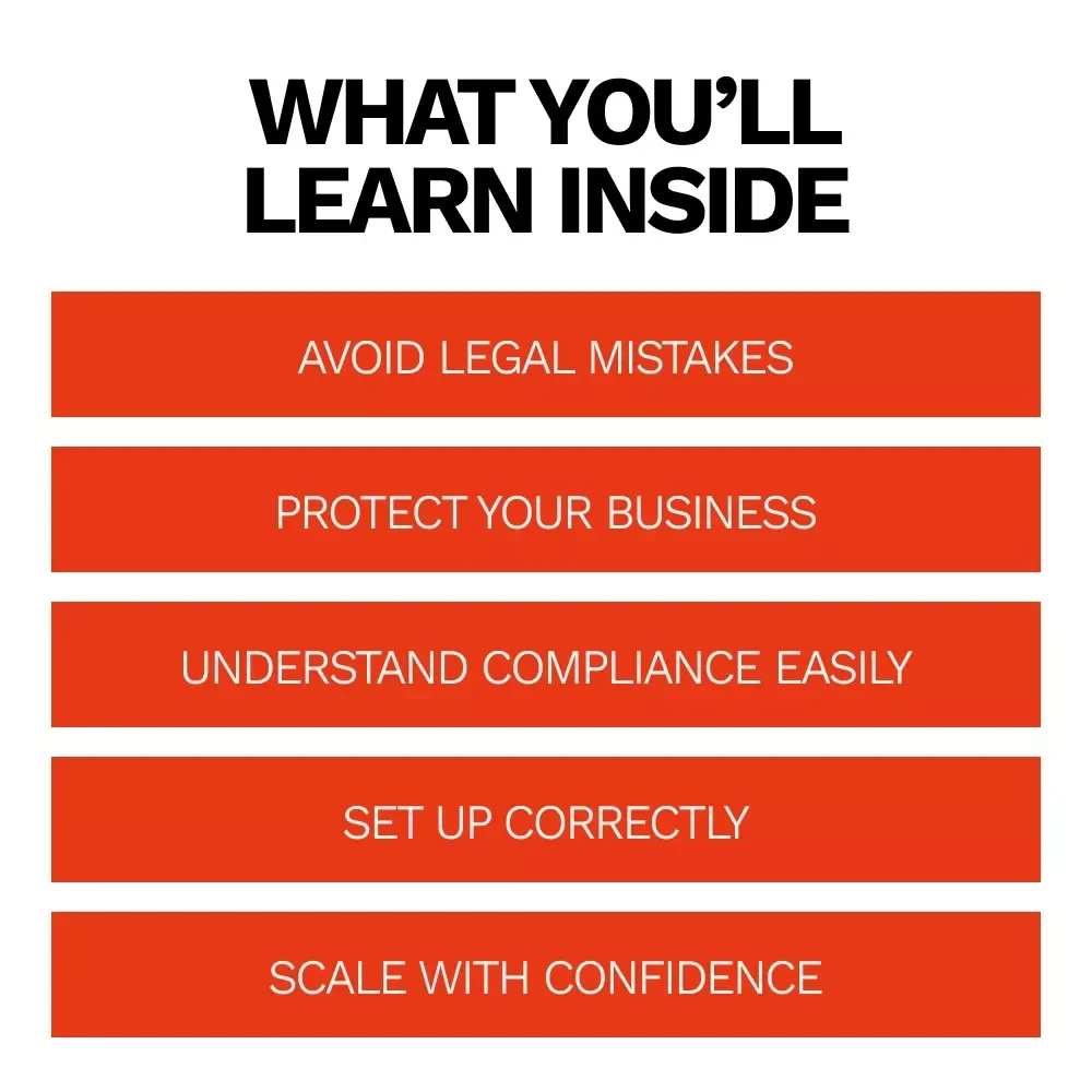A Beginner’s Guide to Online Business Legal Basics – Ebook for Beginners, Online Business Legal Basics for Beginners, Start & Protect Your Digital Business