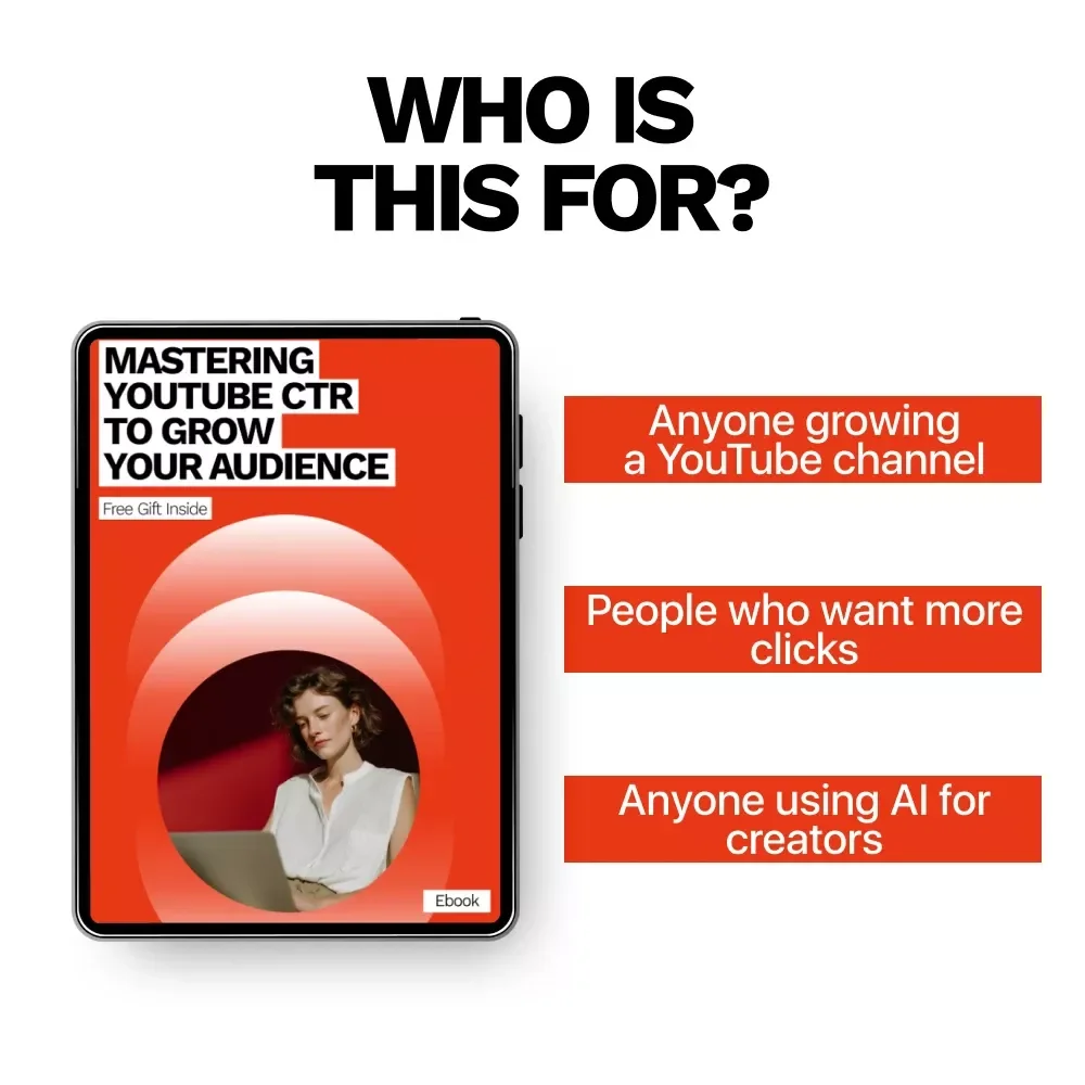 Mastering YouTube CTR to Grow Your Audience | Practical ebook on youtube ctr and how to improve it for Creators & Marketers