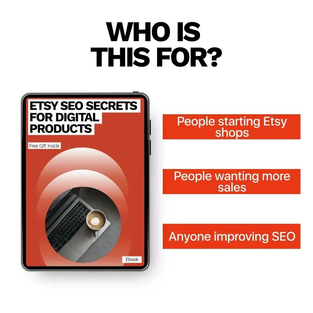Etsy SEO Secrets for Digital Products – eBook with Proven Etsy SEO Tips for Digital Products, Listing Optimization & Keyword Strategy for More Views and Sales