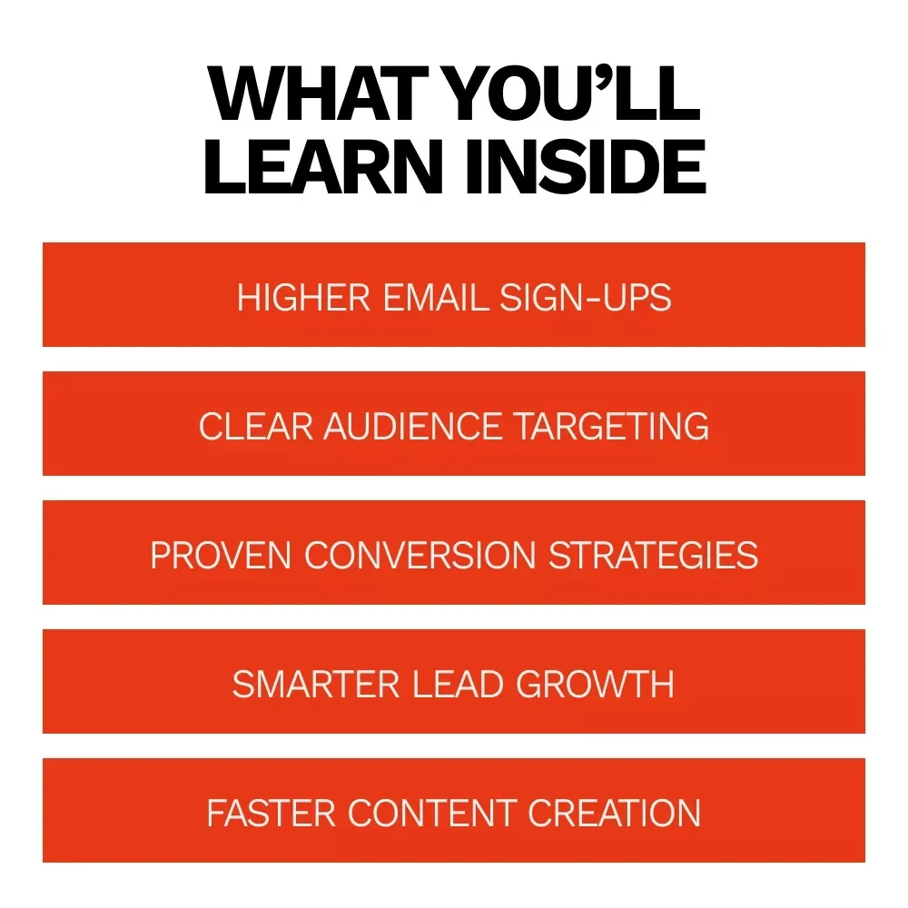 How to Create Lead Magnets That Actually Convert | Ebook Guide for Creating Lead Magnets That Convert, Grow Your Email List & Boost Sign-Ups