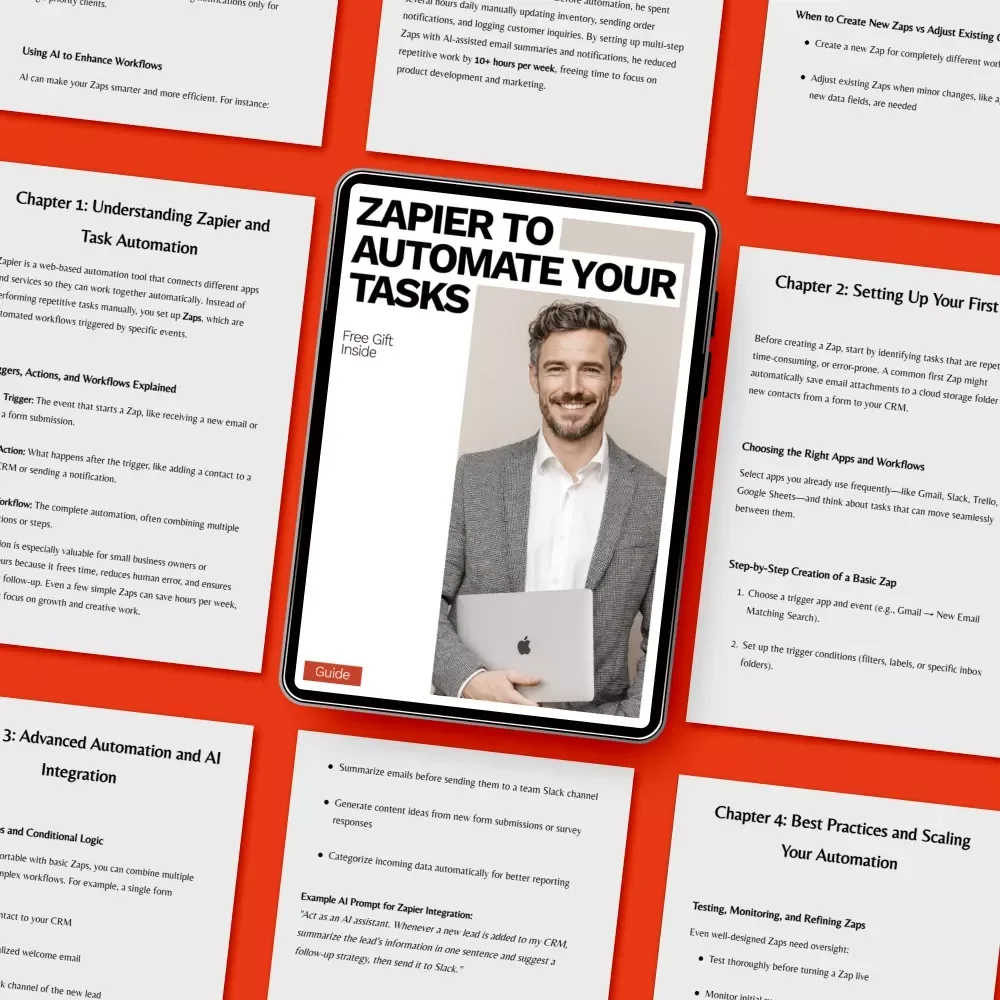 Zapier to Automate Your Tasks – Step-by-Step Guide on how to use zapier to automate tasks for Small Businesses & Solopreneurs
