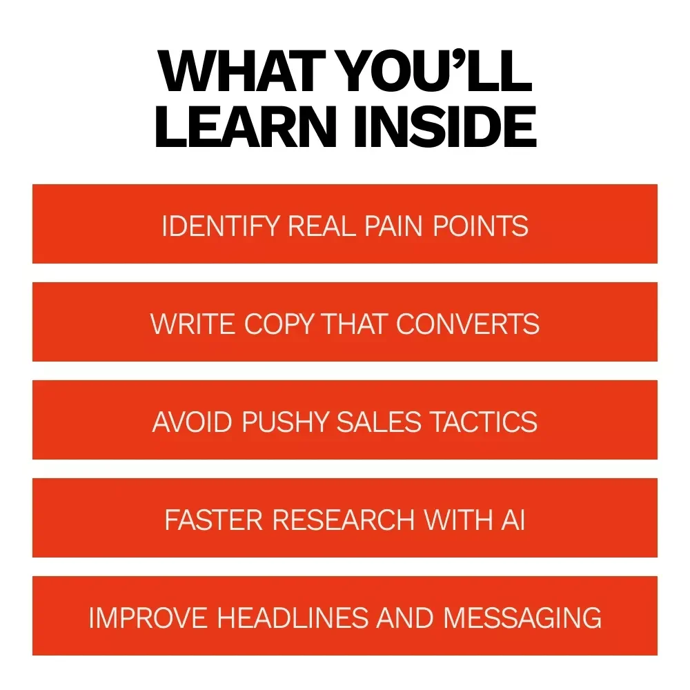 Pain Point Copywriting Guide – Digital Marketing Writing Resource for pain point copywriting how to do it, Sales Pages, Emails & Brand Messaging