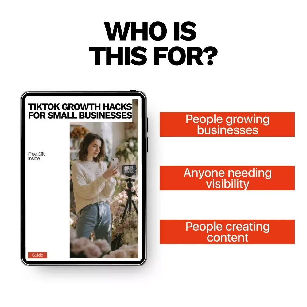 TikTok Growth Hacks for Small Businesses | Actionable Guide for tiktok strategy for small business growth, Content Ideas, AI Tools & Audience Building