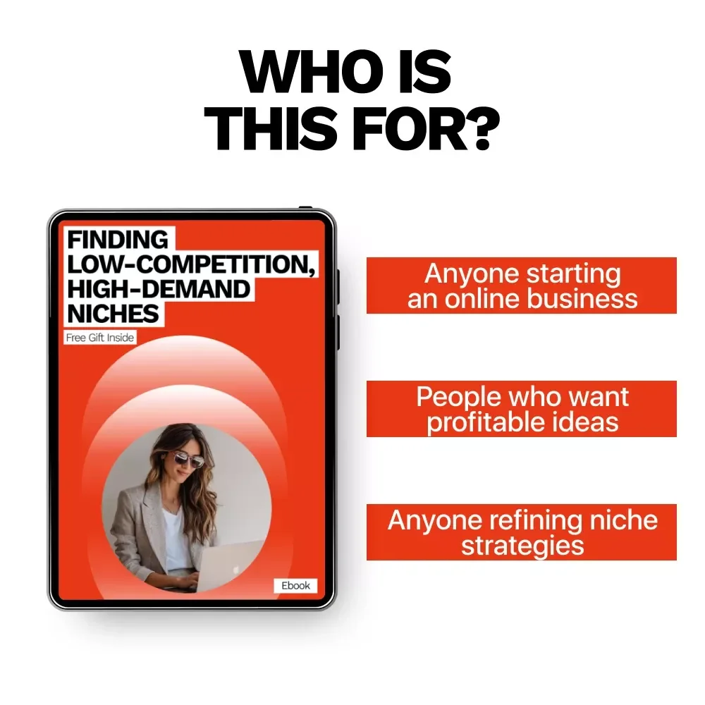 Finding Low-Competition, High-Demand Niches Ebook | Step-by-Step Guide on How to Find Low Competition High Demand Niches for Online Business, Content & Digital Products