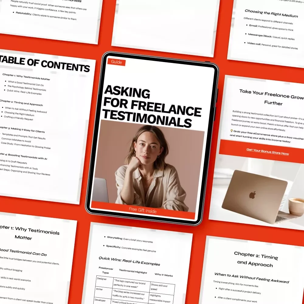 Asking for Freelance Testimonials Guide – How to Ask for a Freelance Testimonial, Templates & AI Tips for Boosting Client Reviews