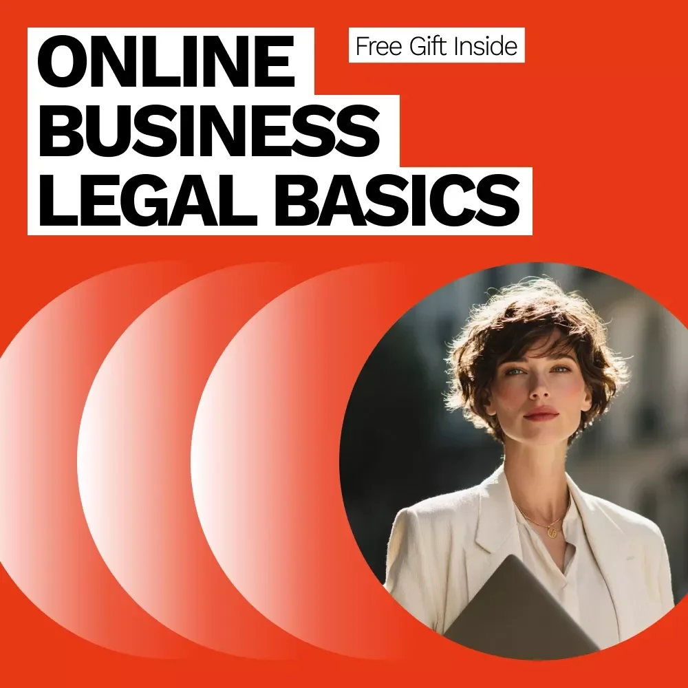 A Beginner’s Guide to Online Business Legal Basics – Ebook for Beginners, Online Business Legal Basics for Beginners, Start & Protect Your Digital Business