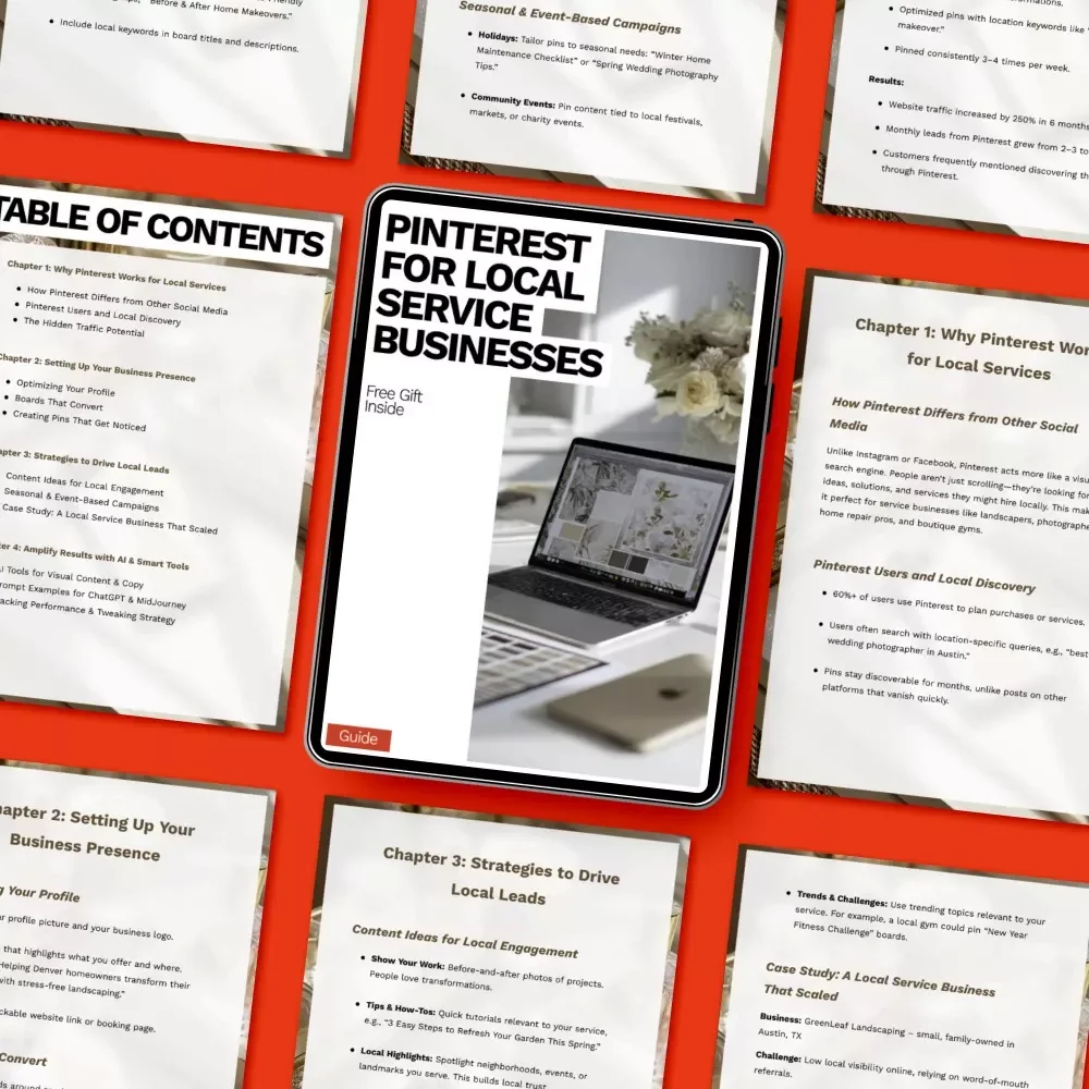Pinterest for Local Service Businesses Guide – Grow Local Leads, Boost Visibility & Drive Traffic with Pinterest for Local Service Businesses