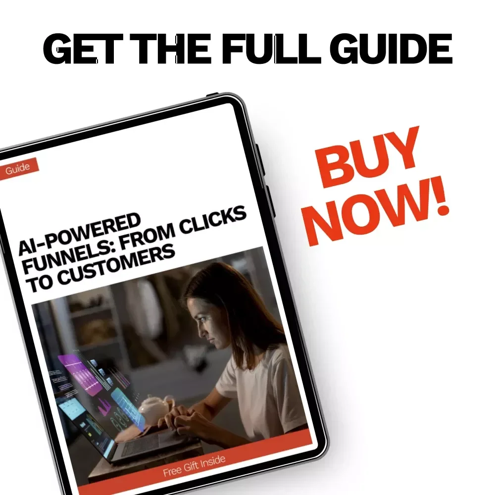 AI-Powered Funnels: From Clicks to Customers | Smart Marketing Guide Using ai for creating a sales funnel | Digital Download