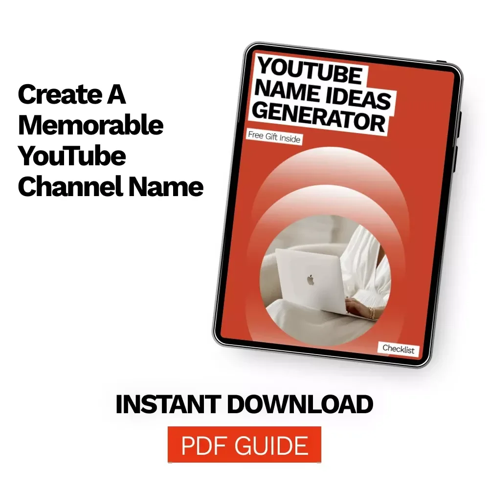 YouTube Name Ideas Generator Checklist – Easy YouTube Channel Name Ideas Generator for Creators, Beginners & Brands