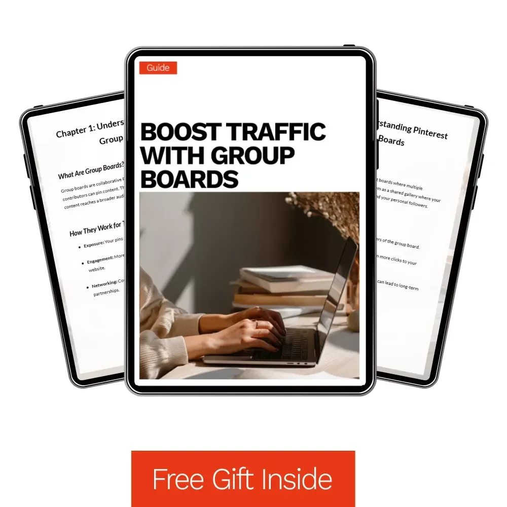 Boost Traffic with Group Boards | Pinterest Group Boards for Traffic Guide for Bloggers, Creators & Online Businesses