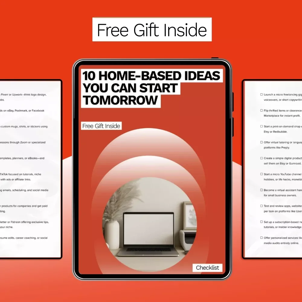10 Home-Based Ideas You Can Start Tomorrow – Actionable Checklist for Beginners | Simple Side Hustle Ideas from Home