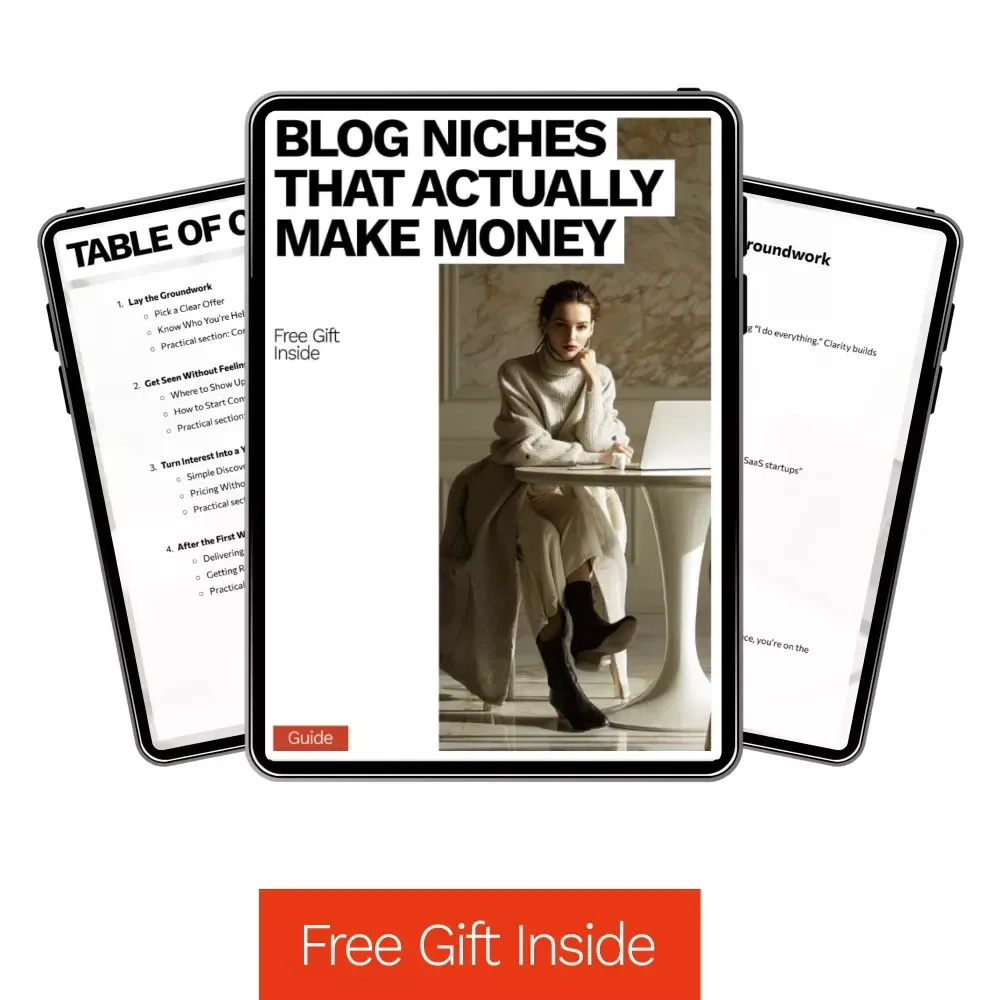 Blog Niches That Actually Make Money – Profitable Blog Niches Guide for Smart Bloggers, Content Creators & Digital Entrepreneurs