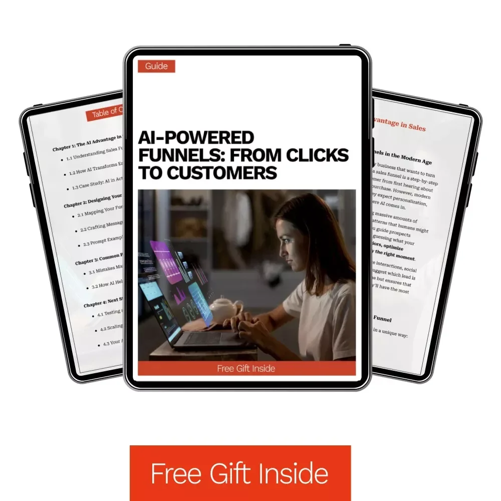AI-Powered Funnels: From Clicks to Customers | Smart Marketing Guide Using ai for creating a sales funnel | Digital Download