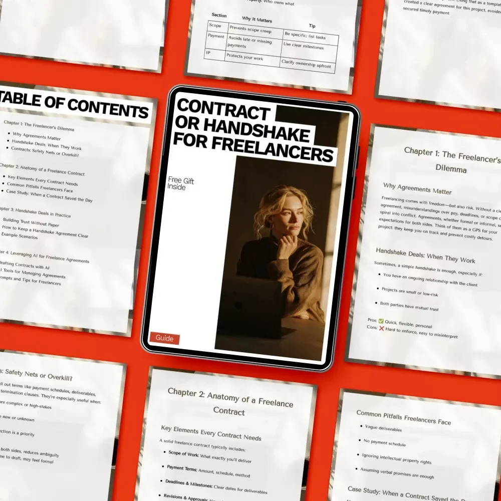 Contract or Handshake for Freelancers – Practical Guide on Contract vs Handshake for Freelancers, Smart Agreements, Client Trust & AI Tools