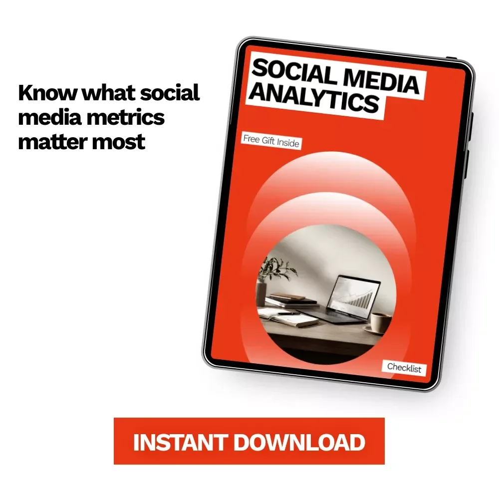 Social Media Analytics Checklist – Social Media Analytics What to Track | Easy Metrics Guide for Growth, Engagement & Conversions
