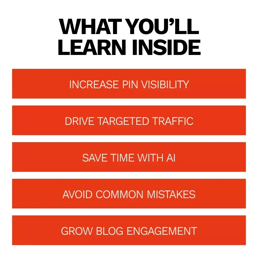 Boost Your Traffic with Pinterest SEO: Ultimate Guide with Pinterest SEO Tips for More Traffic, Pin Design Strategies & AI-Powered Growth Checklist