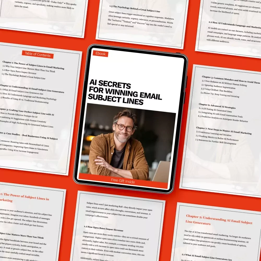 AI Secrets for Winning Email Subject Lines | Smart Ebook Guide to Using an ai email subject line generator for Higher Open Rates & Sales