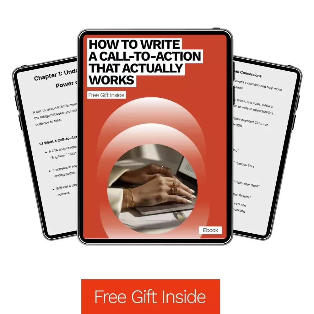 How to Write a Call-to-Action That Actually Works | Actionable CTA Copywriting Ebook Guide for Marketers & Creators