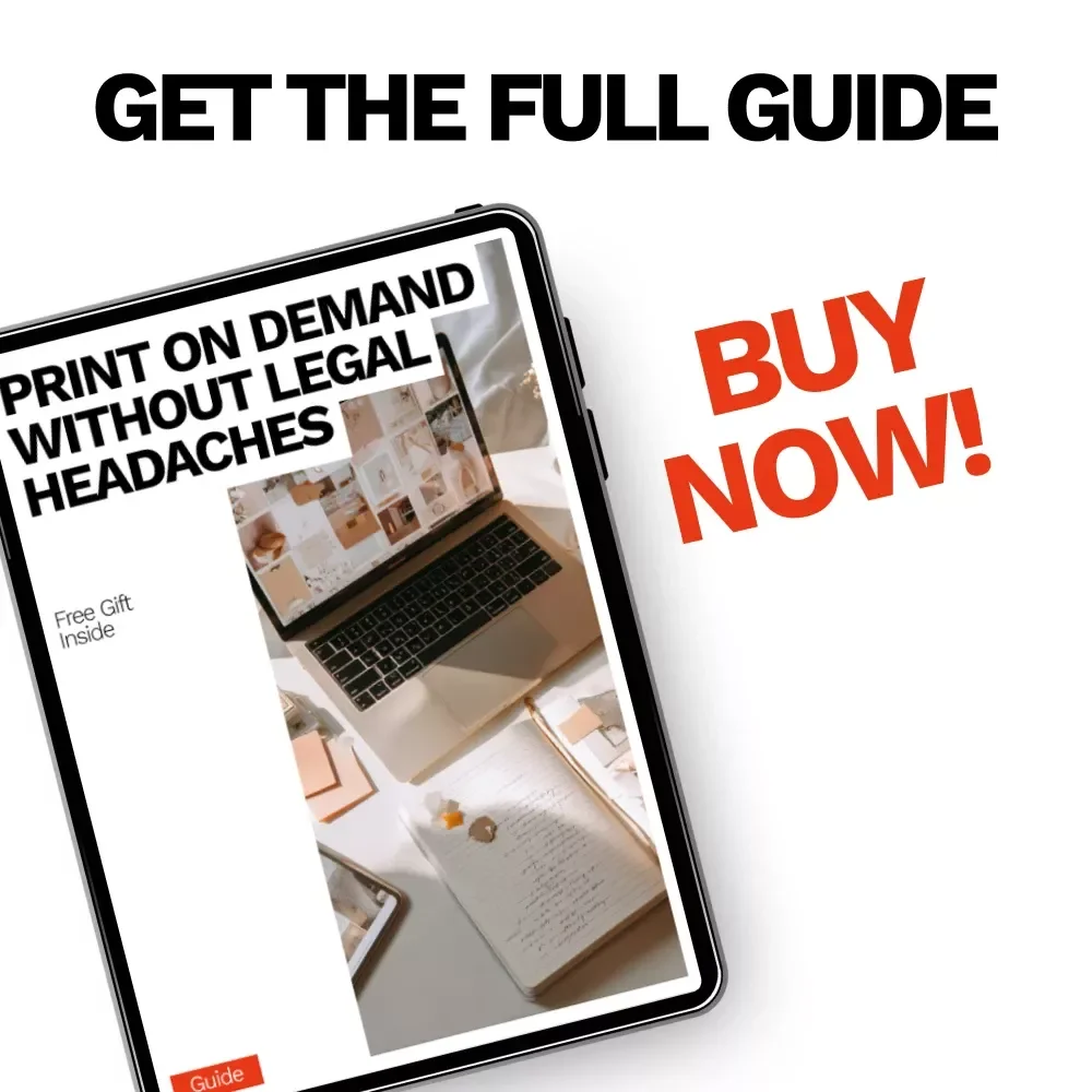 Print on Demand Without Legal Headaches – Practical Guide to Print on Demand Copyright Rules to Avoid for Sellers & Designers