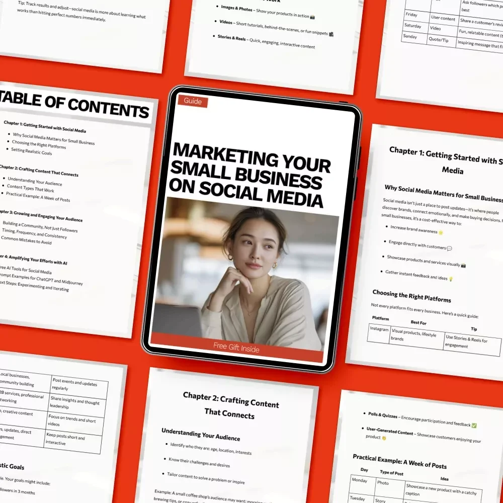 Marketing Your Small Business on Social Media – Ultimate Guide to Social Media Marketing for Small Business, Content Creation, and Audience Growth