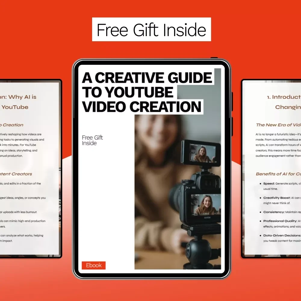 A Creative Guide to YouTube Video Creation – Master AI Video Creation Tools for YouTube, Script Writing, Text-to-Video, Thumbnails, and Engagement Optimization